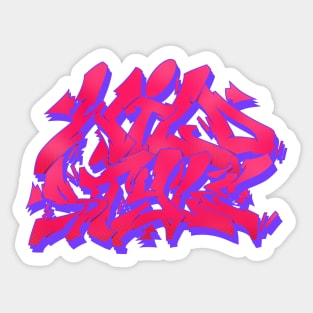 Wild Style Graffitee Sticker